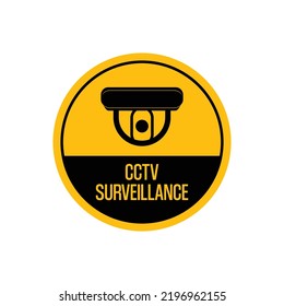 CCTV Security Camera Vector Icon As Surveillance Sign Colored Isolated On White Background. 
Template Flat Icon Vector Style For Web, Apps, Business, or Sticker EPS10 Editable.