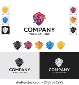 CCTV Security Service Logo Template