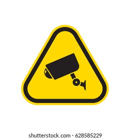 CCTV sign vector