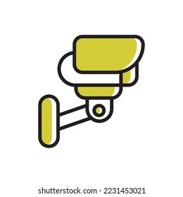 Cctv Simple Icon Vector Illustration