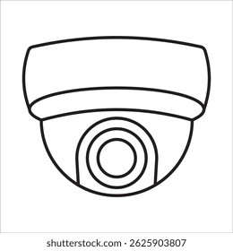 VECTOR de contorno de icono de stock de CCTV