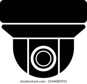 CCTV-Überwachungskamera-Symbol. EPS-Vektordatei