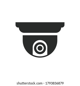 cctv, vector de icono de cámara de vigilancia 
ilustración de diseño