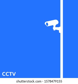 cctv, surveillance camera vector design