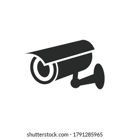 cctv, ilustración de diseño vectorial de icono de vigilancia