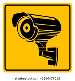CCTV Symbol Sign, Vector Illustration, Isolate On White Background Label .EPS10