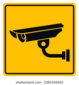 CCTV Symbol Sign, Vector Illustration, Isolate On White Background Label .EPS10