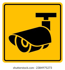 CCTV Symbol Sign, Vector Illustration, Isolate On White Background Label .EPS10