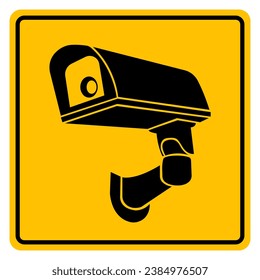 CCTV Symbol Sign, Vector Illustration, Isolate On White Background Label .EPS10