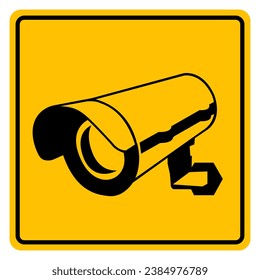 CCTV Symbol Sign, Vector Illustration, Isolate On White Background Label .EPS10