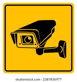 CCTV Symbol Sign, Vector Illustration, Isolate On White Background Label .EPS10