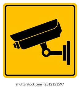 CCTV Symbol Sign, Vector Illustration, Isolate On White Background Label .EPS10