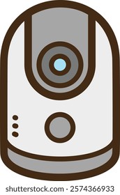 Cctv vector doodle illustration and graphic