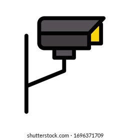 CTV-Vektorillustration-Flachfarbsymbol 