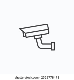 CCTV vector flat icon set.eps