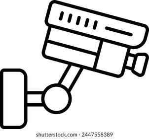 Cctv vector icon. Can be used for printing, mobile and web applications.