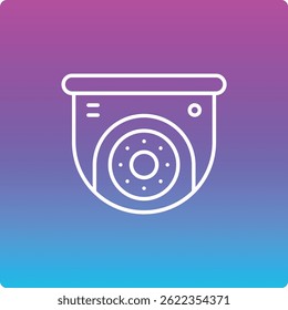 Cctv vector icon. Can be used for printing, mobile and web applications.
