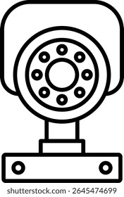 Cctv vector icon. Can be used for printing, mobile and web applications.