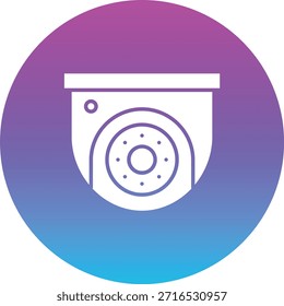 Icono de Vector de CCTV. Se puede utilizar para aplicaciones de impresión, móviles y de Web.