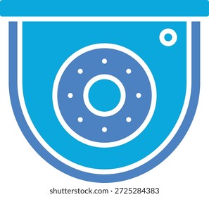Icono de Vector de CCTV. Se puede utilizar para aplicaciones de impresión, móviles y de Web.