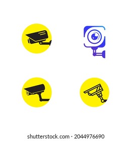CCTV Vector icon design illustration Template