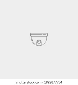 Cctv vector icon illustration sign