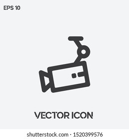 CCTV vector icon illustration. Ui/Ux. Premium quality.