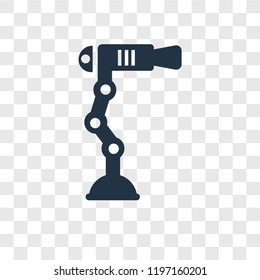 Cctv vector icon isolated on transparent background, Cctv transparency logo concept