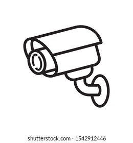 plantilla de símbolos de moda de icono de vector cctv