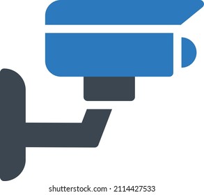 CCTV Vector illustration on a transparent background.Premium quality symmbols.Glyphs vector icon for concept and graphic design.