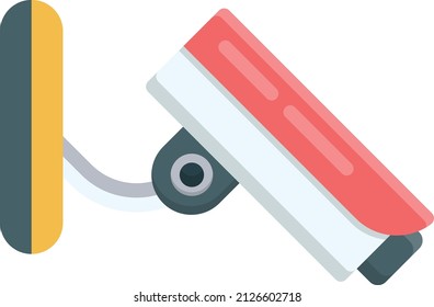 imagen vectorial cctv en un fondo transparente.Símbolos de calidad premium.Icono plano de línea vectorial para el diseño de concepto y gráfico.
