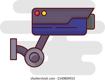 cctv Vector illustration on a transparent background.Premium quality symbols. vector line flat  icon for concept and graphic design.