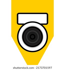 cctv vector illustration, suitable for icons, logos, mascots, posters, advertisements, signs, brochures, etc