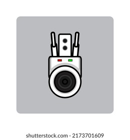 cctv vector illustration, suitable for icons, logos, mascots, posters, advertisements, signs, brochures, etc