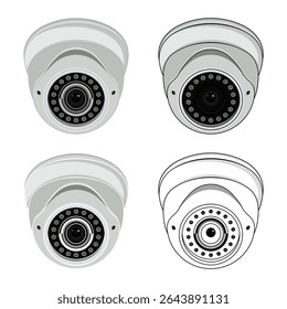 Imagem vetorial CCTV e ilustração