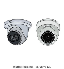 Imagem vetorial CCTV e ilustração
