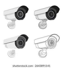 CCTV Vector Image And Illustration