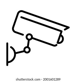 CCTV vector line Icon-  Modern style high quality vector illustration.