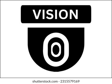 CCTV Vector Logo Design. Camera Logo Template Design. And Security System Logo Vector
