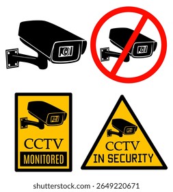 cctv video surveillance sign labels printable yellow poster for home and building place template design surveillance sign,cctv in operation sign,simplisafe yard sign,	