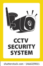 CCTV WIFI SECURITY SYSTEM yellow frame