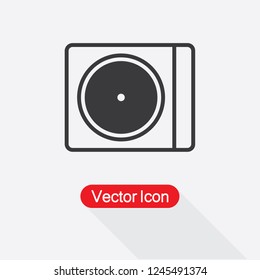 CD Album Icon Vector Illustration Eps10