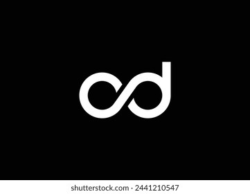 CD Alphabet initial letter logo , template logo design vector