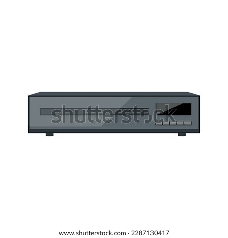 cd blu ray player cartoon. disk disc, audio entertainment cd blu ray player sign. isolated symbol vector illustration