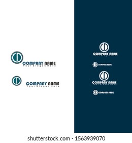CD Brand Name Logo With Simple And Interesting Designs 
