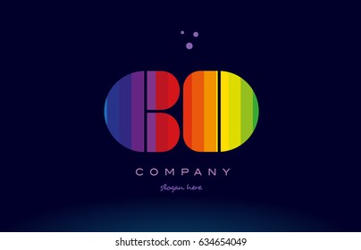 cd c d alphabet letter colorful creative colors text dots creative company logo vector icon design template