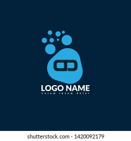 CD company linked letter logo concept. Designed for your web site design, logo, app, UI. initial logo design 