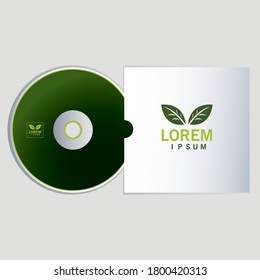 cd, corporate identity template on white background vector illustration design