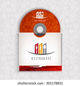 CD cover art corporate identity Menu Restaurant Background coffee beans