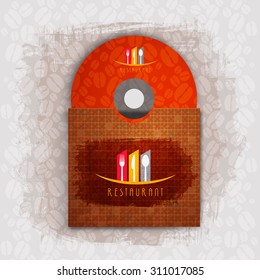CD cover art corporate identity Menu Restaurant Background coffee 
